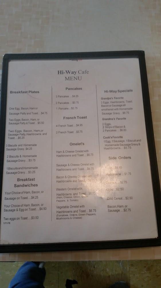 Hi-way cafe Menu image 4